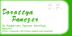 dorottya panczer business card